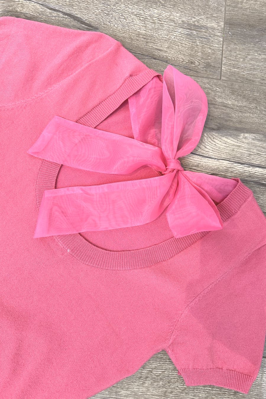 Elora Back Tie Bow Knot Top