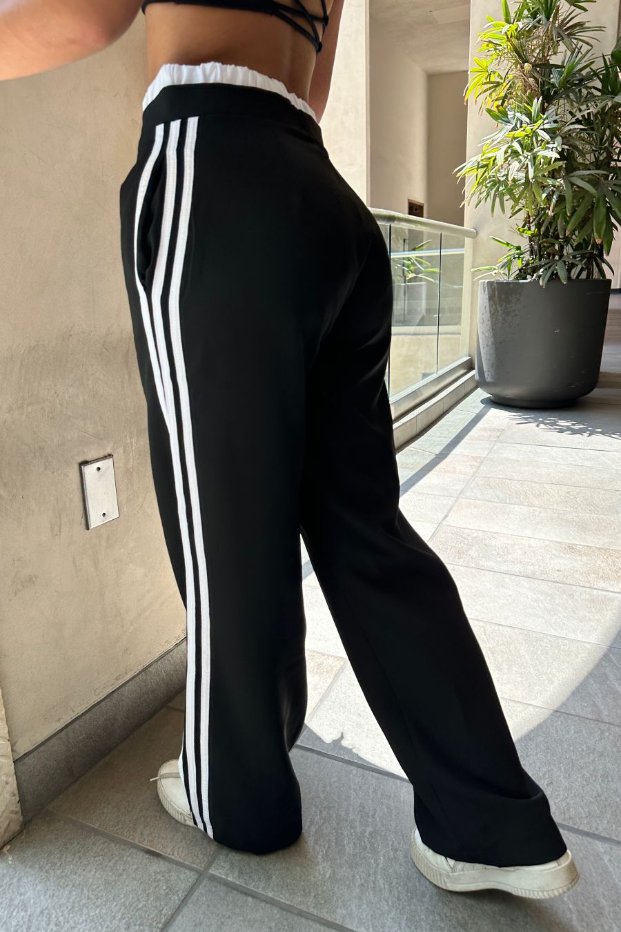 Capri Side Stripe Pants
