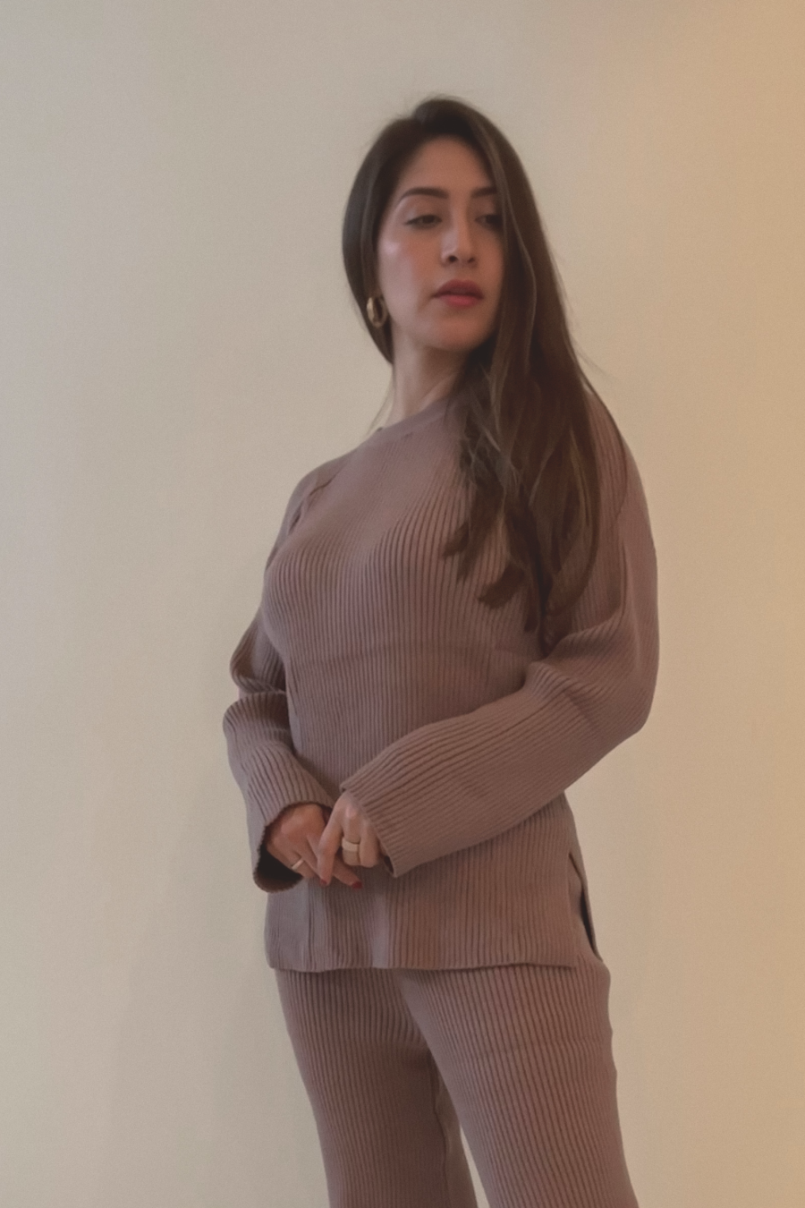 Feeling Cozy Rib Knit Set